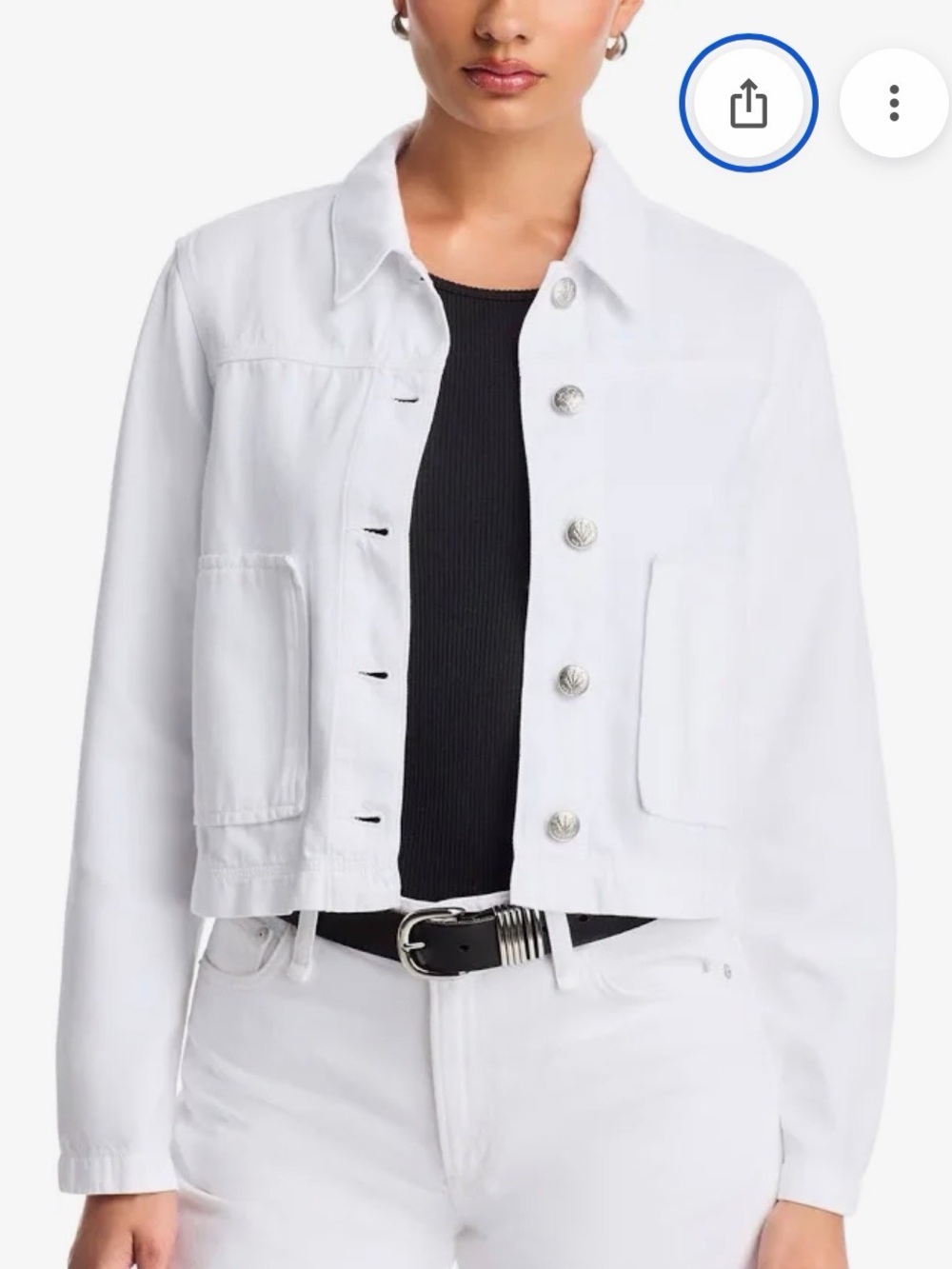 rag & bone Women's Adrianna Featherweight Denim Jacket Size Large